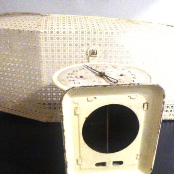 Antique BABY SCALE Doctors Office 20lbs Weight Scale Chatillon New York USA - Picture 11 of 13